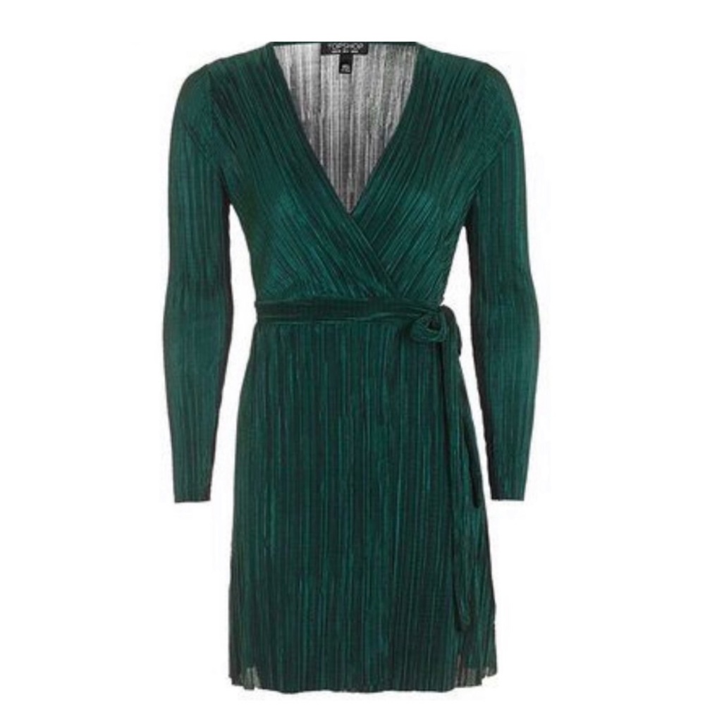 Topshop Teal Dress